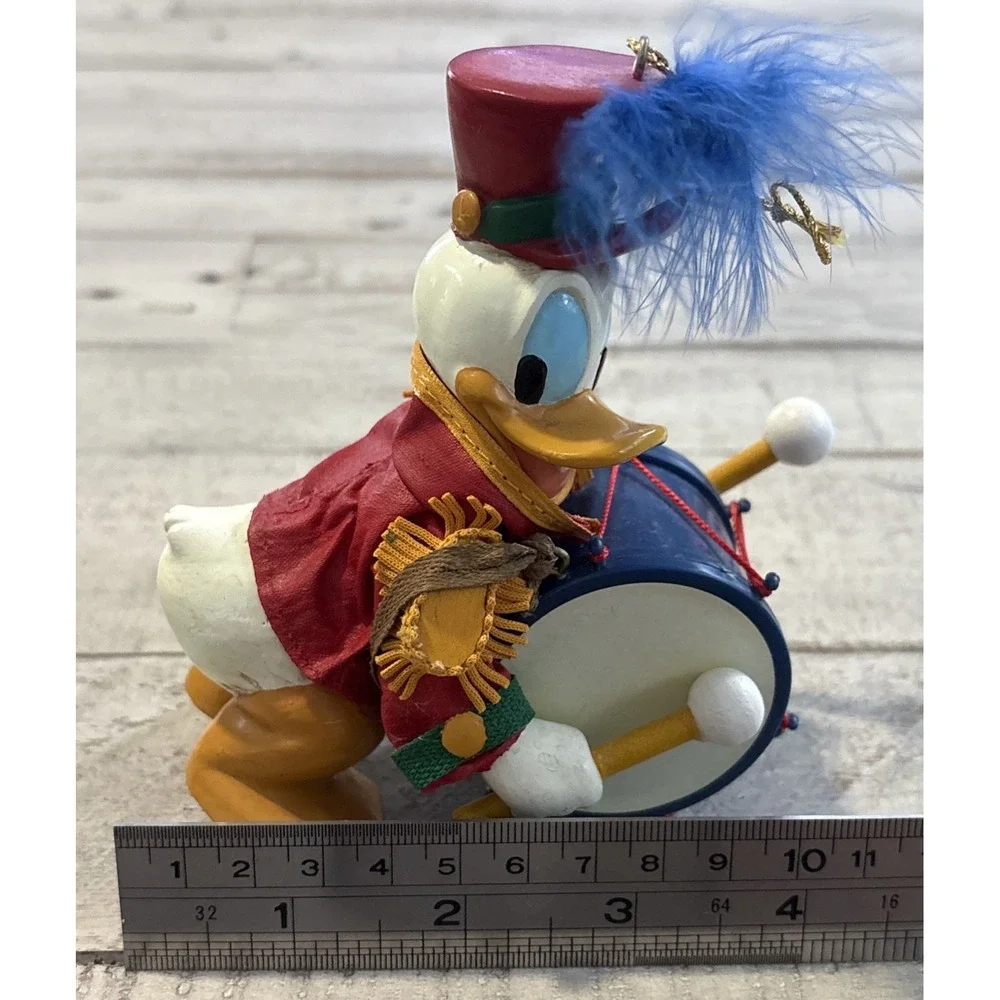 Kurt S Adler Disney Donald Duck Marching Drum Vintage Christmas‎ Ornament
